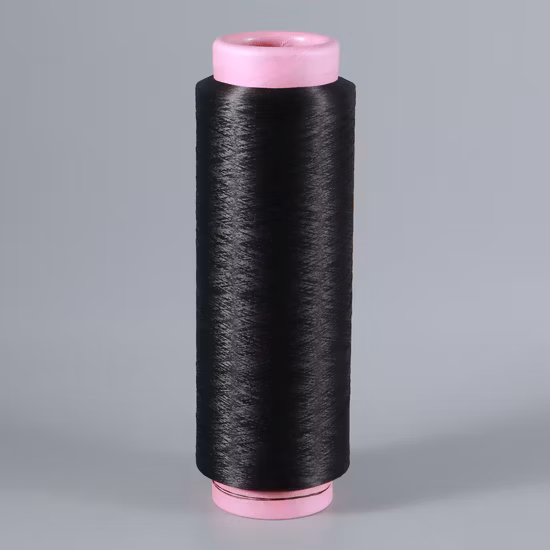 Fil de filament de rotation de polyester réutilisé par 100% de ténacité élevée industrielle
